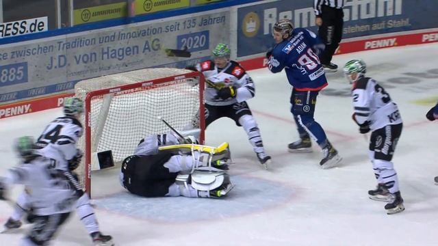 Iserlohn Roosters - Krefeld Pinguine | 22. Spieltag, 2021/2022 | MAGENTA SPORT смотреть онлайн