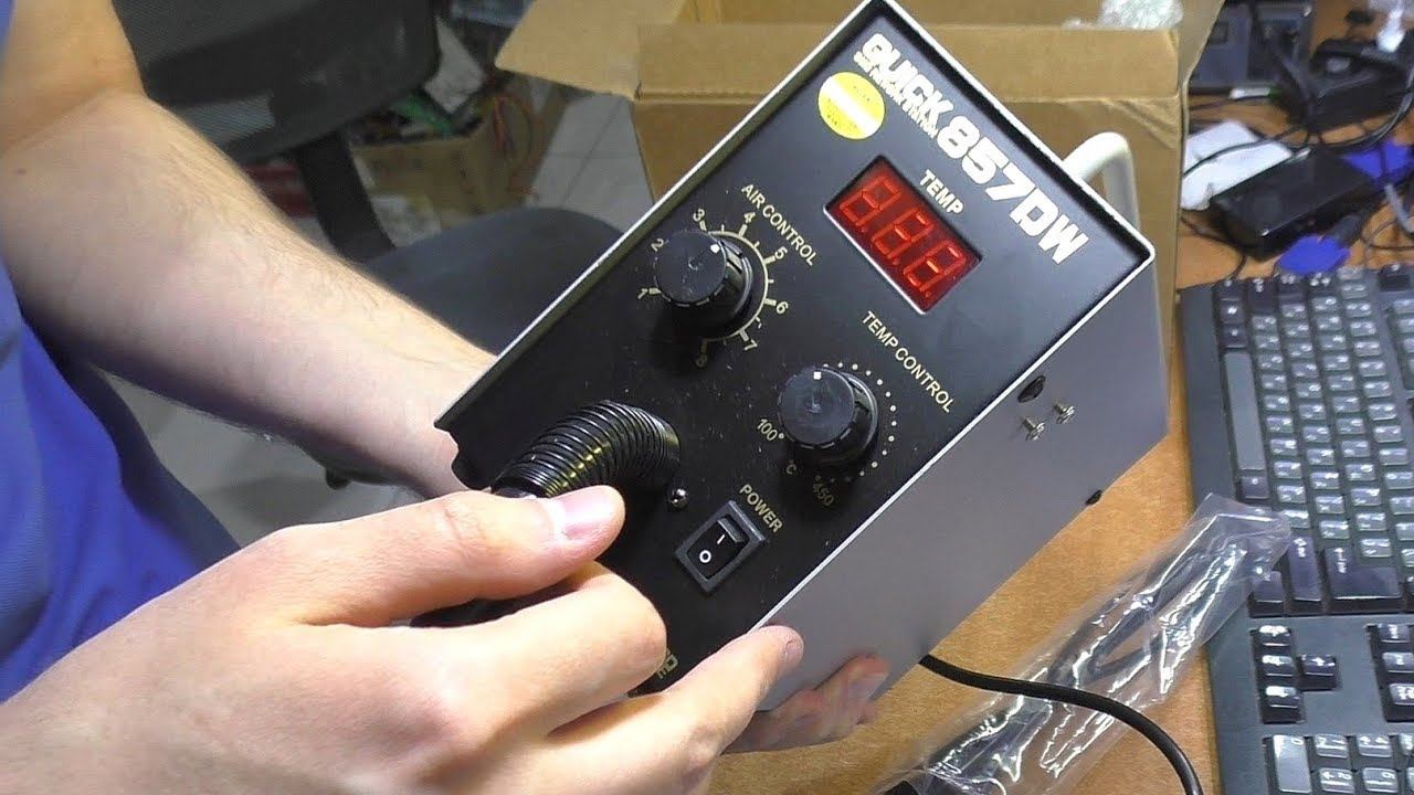 Посылочка из Китая. Паяльная станция Quick 857DW: ОБЗОР и НЕДОСТАТКИ смотреть онлайн