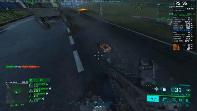 Xeon E5-2650v2 GTX 1660super Battlefield 2042 HAZARD ZONE