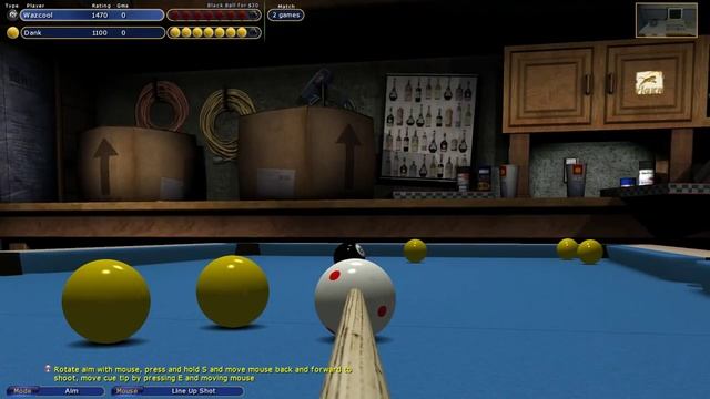 Virtual Pool 4: Starting a Hustler Career (PC Pool Sim) смотреть онлайн