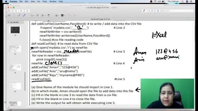 Practice Questions on CSV Files in Python, Sanjeevni Course , Class XII C.S. CBSE BOARD EXAM 2021 смотреть онлайн