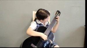 Учебник Юный гитарист. В. Калинин - этюд N74 стр 18.