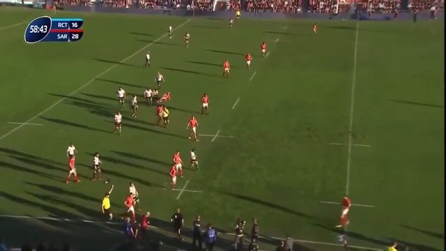 Josua Tuisova Bumps Off Owen Farrell смотреть онлайн