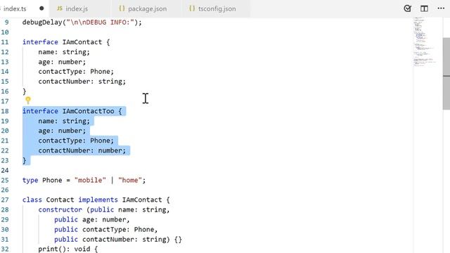 TypeScript for JavaScript Developers Part 11: Interfaces смотреть онлайн