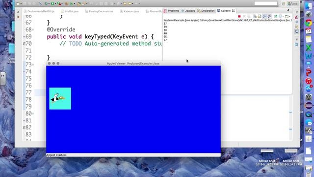 KeyListener смотреть онлайн
