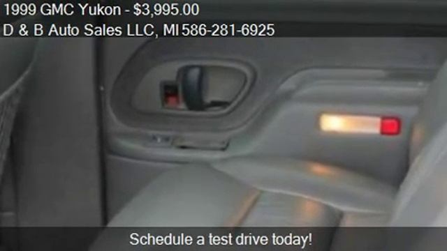 1999 GMC Yukon SLE 4WD - for sale in Washington Township, MI смотреть онлайн