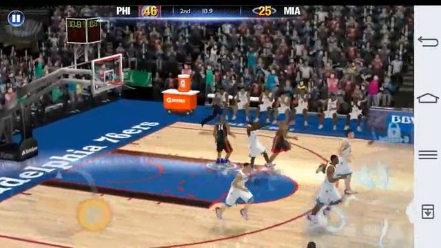 NBA2K14- Miami&Philadelphia- ANDROİD GAMEPLAY смотреть онлайн