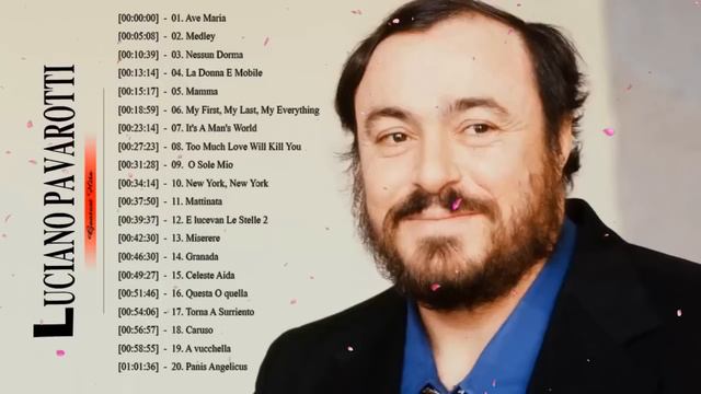 The Best Of Luciano Pavarotti Songs - Luciano Pavarotti Greatest Hits 2020