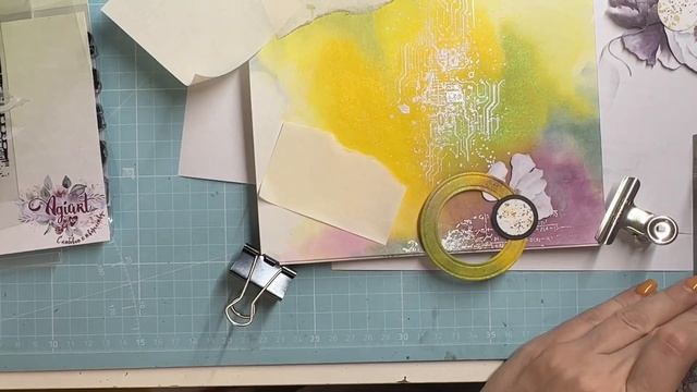 Мастер-Класс: Страничка в Артбук от Ольги Починковой смотреть онлайн