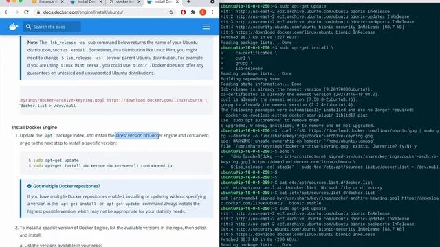 lesson 7、install docker engine смотреть онлайн