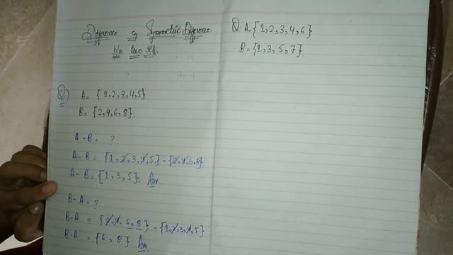 Difference and Symmetric Difference of two sets Urdu / Hindi | The Educonz смотреть онлайн