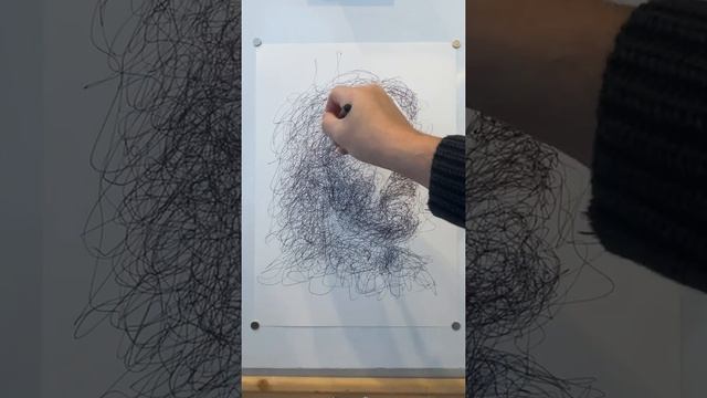 Как нарисовать портрет шариковой ручкой не отрывая линию смотреть онлайн