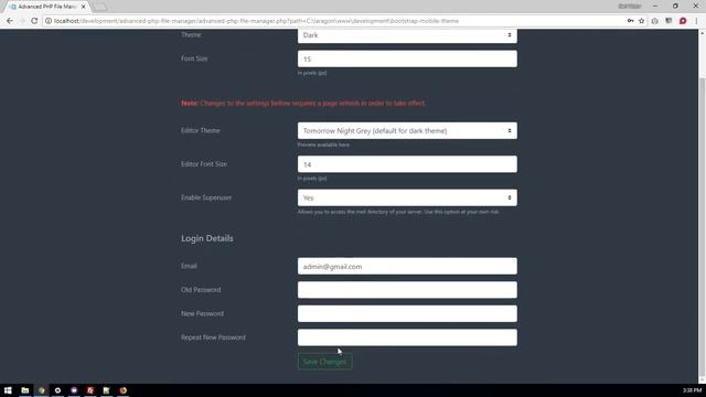Advanced PHP File Manager - Section 3: UI Themes смотреть онлайн