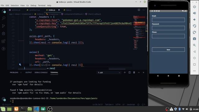 Curso de React Native desde Cero - Capitulo 24 Axios смотреть онлайн