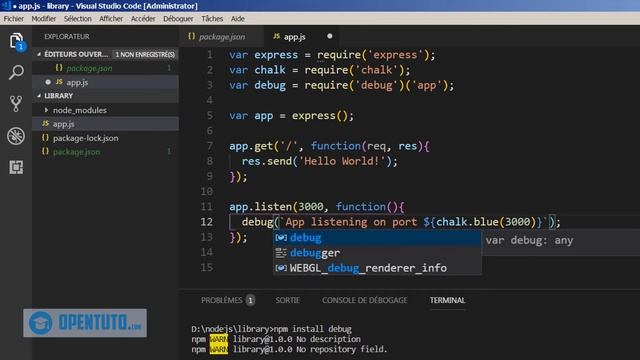 6- Node.js Express MongoDB: Debugger votre application смотреть онлайн
