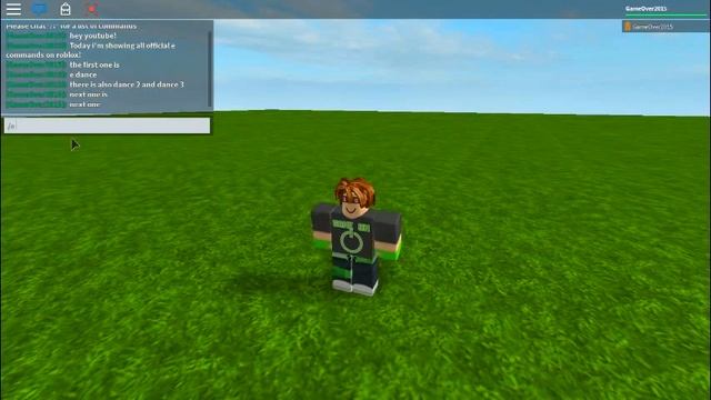 Roblox all official /e commands! смотреть онлайн