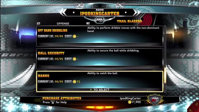 NBA 2K13 MyCAREER - Attribute Update For David IpodKingCarter | 20,000 VC Achievement & 99 Overall смотреть онлайн