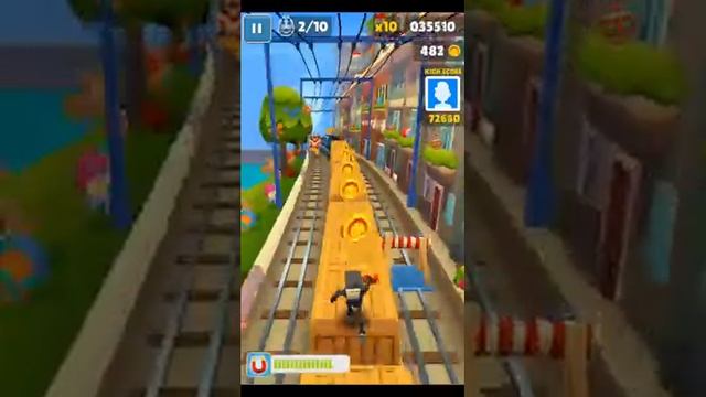 [Subway Surfers] Pick up 12 Powerups смотреть онлайн