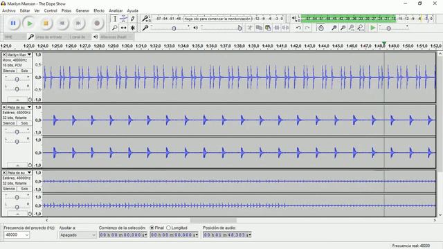 The Dope Show (Marilyn Manson) • Drum Track смотреть онлайн