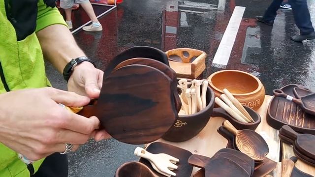 День города '17 Резная деревянная утварь из кедра 1