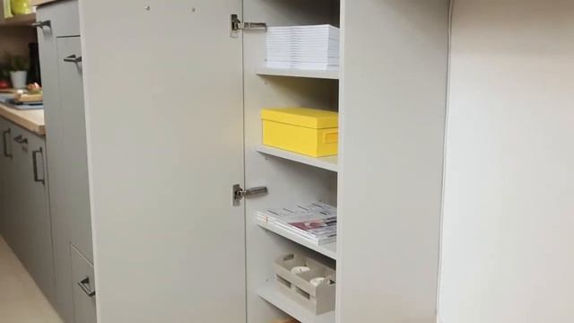 Наполнение кухонных шкафов - угловой шкаф с полками смотреть онлайн