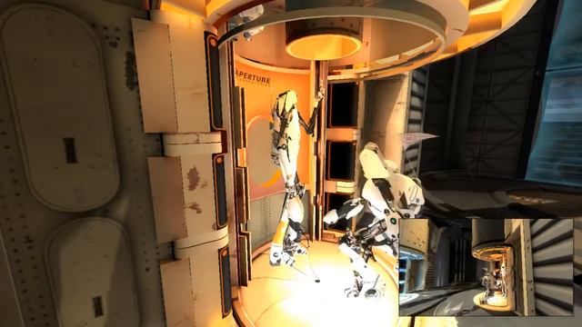 Прохождение игры Portal 2 Co-op миссии #1 смотреть онлайн