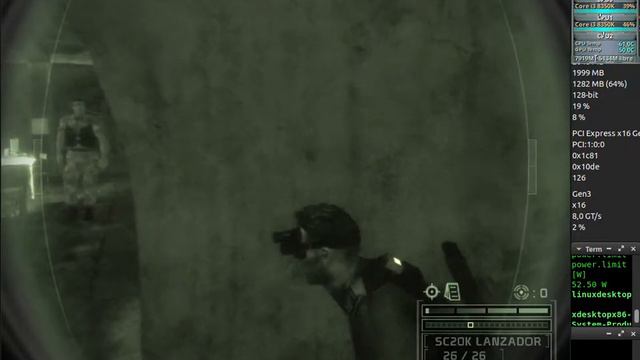 Splinter Cell Chaos Theory D9VK Test 48fps NVENC x64 + Sound (Core i3 8350K) + Nvidia 435.24 смотреть онлайн