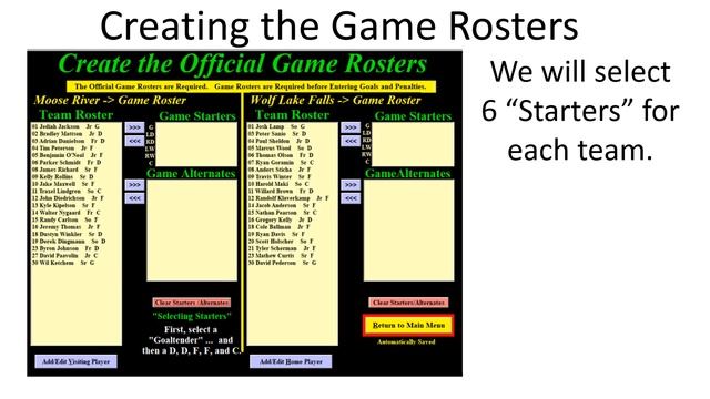 RinkWriter's Game Rosters смотреть онлайн