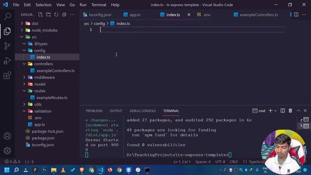 How To Setup Express Node Js MongoDB with Typescript | Express Typescript Template / Boilerplate смотреть онлайн