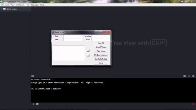 Python 20.1 Graphical user interface with Tkinter - Introduction to Tkinter смотреть онлайн