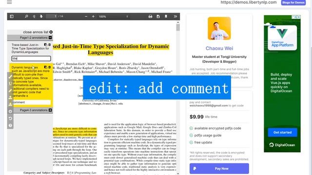 pdf annotation based on pdf.js, check it out! смотреть онлайн