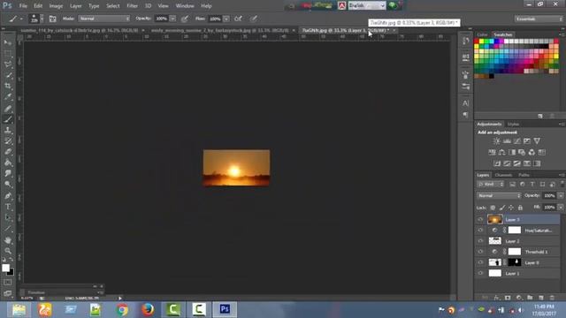 Photoshop tutorial - Creative ink splash - Splatter Photo Effect смотреть онлайн