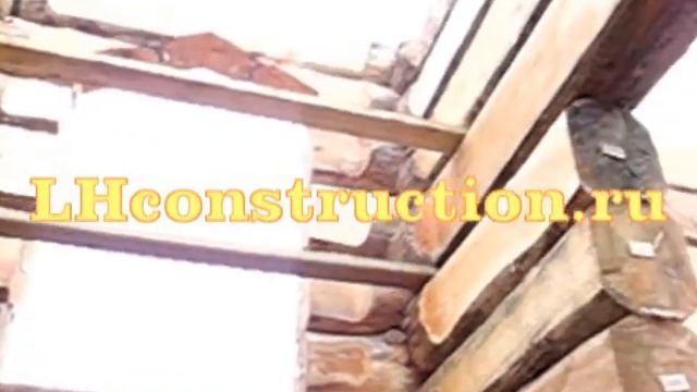 Баня из кедра, большой диаметр. смотреть онлайн