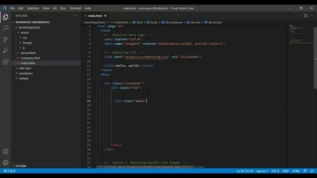 16 How to create a Modal Dialog using Bootstrap 5 in Tamil | Bootstrap 5 crash course modal dialog смотреть онлайн