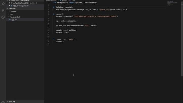 Python ile Basit Telegram botu смотреть онлайн