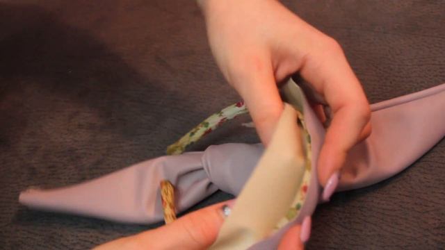 Шьем ОБОДОК УЗЕЛ из кожзама за 1 час. DIY шьем вместе смотреть онлайн