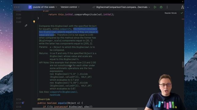 BigDecimal Comparison - Programming Puzzle of the Week смотреть онлайн