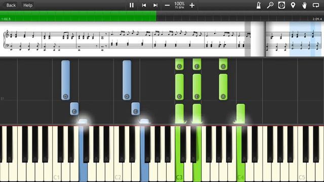 NOVEMBER RAIN - PIANO TUTORIAL FÁCIL - INTRO - SOLO смотреть онлайн