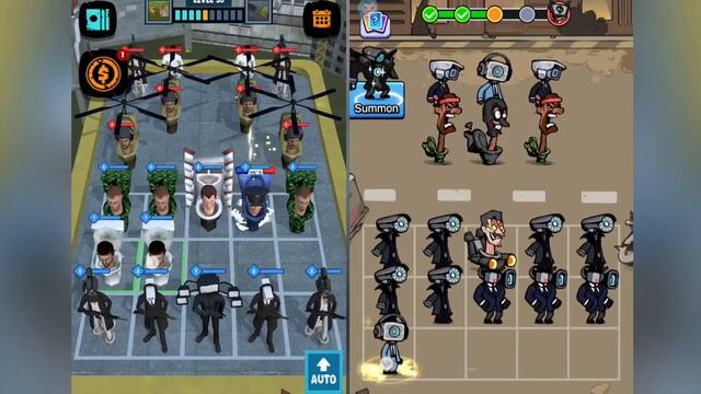 TV Camera Monster War: Games Gameplay|Merge Skibidi Toilet Monster Battle Gameplay Max Levels смотреть онлайн