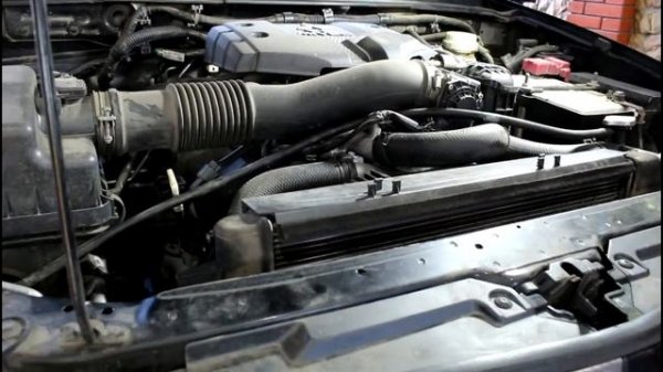 Mitsubishi Pajero Sport 3,0 Мицубиси Паджеро Спорт 2010 года Продуваем радиатор охлаждения