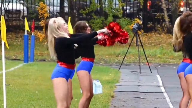 Группа поддержки ЦСКА Регби Черлидеры Lucky Demons Cheerleaders Rugby смотреть онлайн