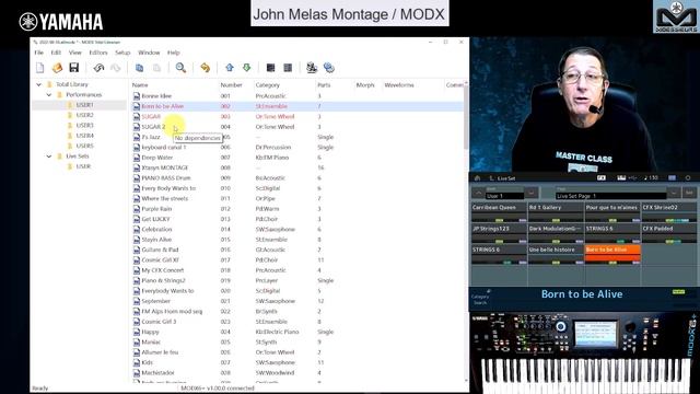 Yamaha MODX+ Basique | John Melas Total Librarian (French with subtitles) смотреть онлайн