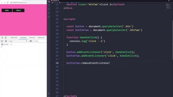 Уроки Javascript #1. Обработчик событий - AddEventListener.