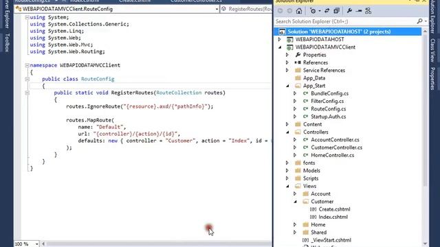 Web API OData Host Mvc Client смотреть онлайн