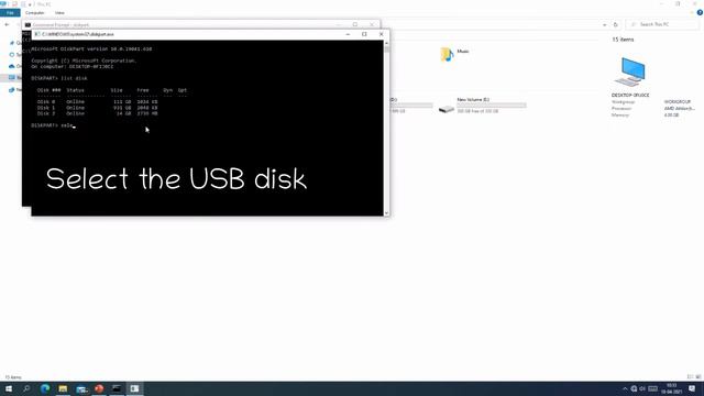 Restoring USB to original size, 16 GB USB to 3 MB смотреть онлайн