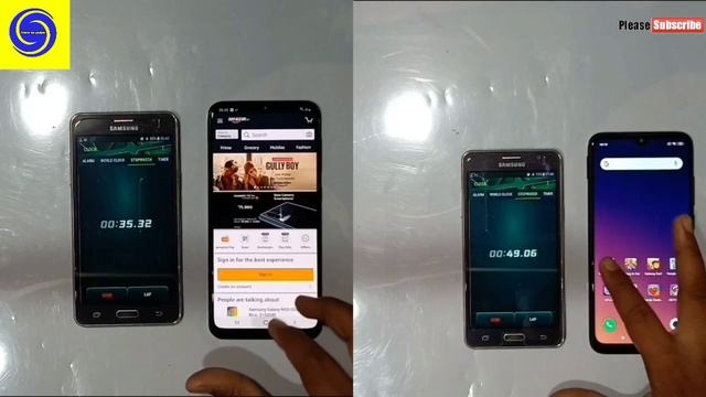 Samsung Galaxy A20 vs Redmi Note 7 speed test comparison смотреть онлайн