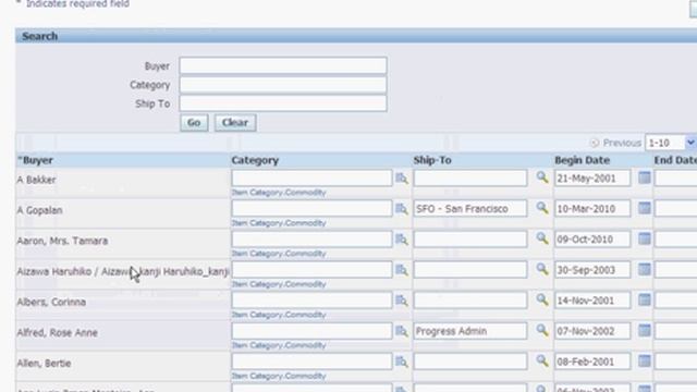 Define a Buyer in R12 Oracle Purchasing смотреть онлайн