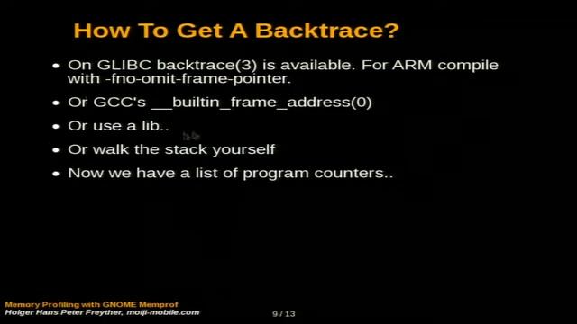 815 1100 Building and Using a Memory Profiler 01 смотреть онлайн