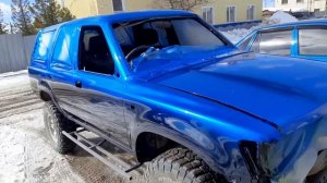 покраска авто в цвет (синий кенди)