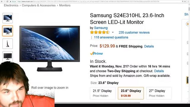 Samsung LED Monitor 23.6 смотреть онлайн